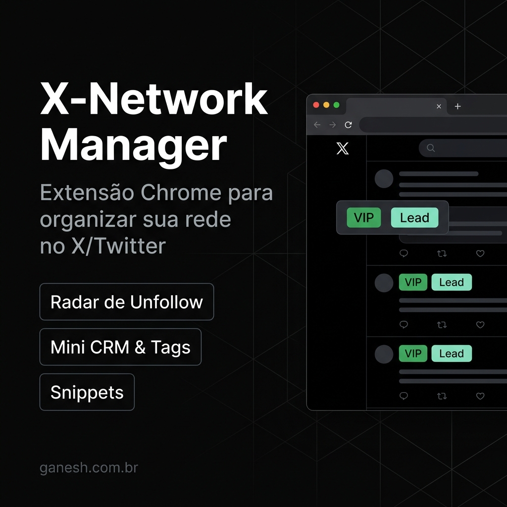 Como organizar sua rede no X/Twitter sem depender de automações arriscadas